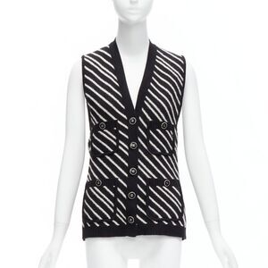 Chanel Cashmere 4 Pocket Vest Jacket